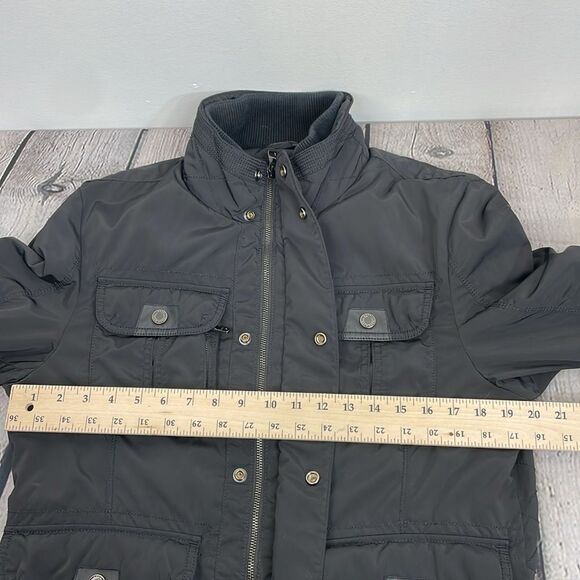 Hugo Boss Men’s L Black Military Utility Jacket Trim Fit Relaxed 38 Reg - Picture 12 of 14